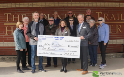 Morden Community Thrift Store donates a million dollars to the Boundary Trails Health Centre Foundation hospital expansion